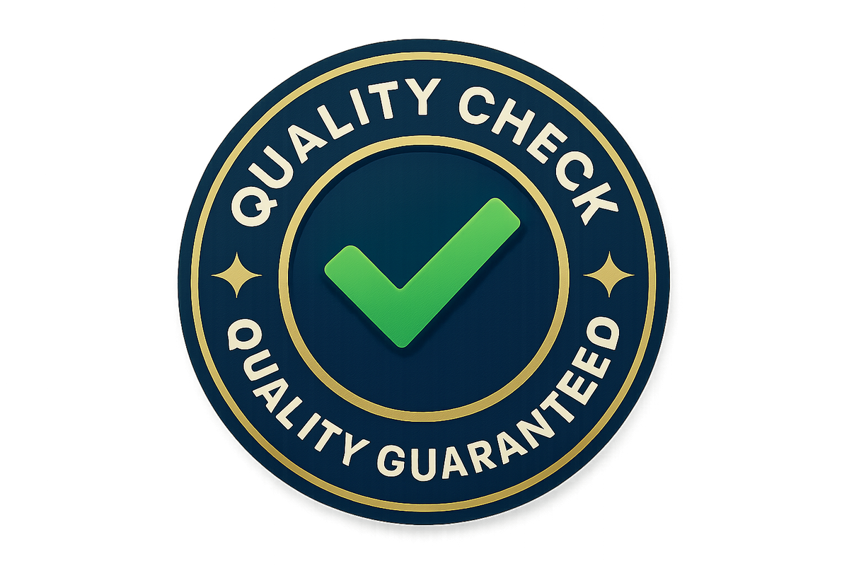 Quality Check guaranteed icon